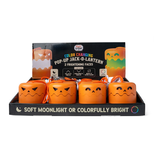 Spooky LITES! Colour Changing Pop-Up Jack-O-Lantern