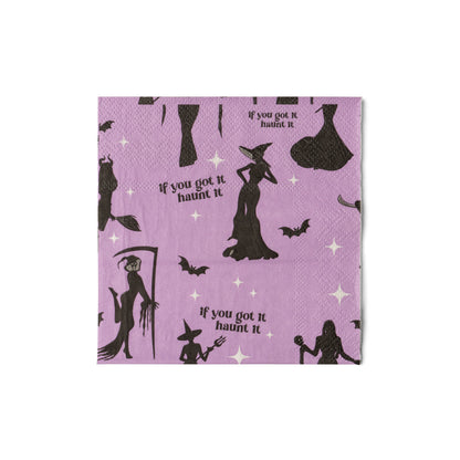 Witching Hour That's The Spirit Cocktail Napkins