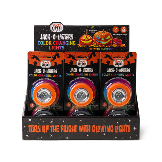 Spooky Lites! Jack-O-Lantern Colour Changing Lights