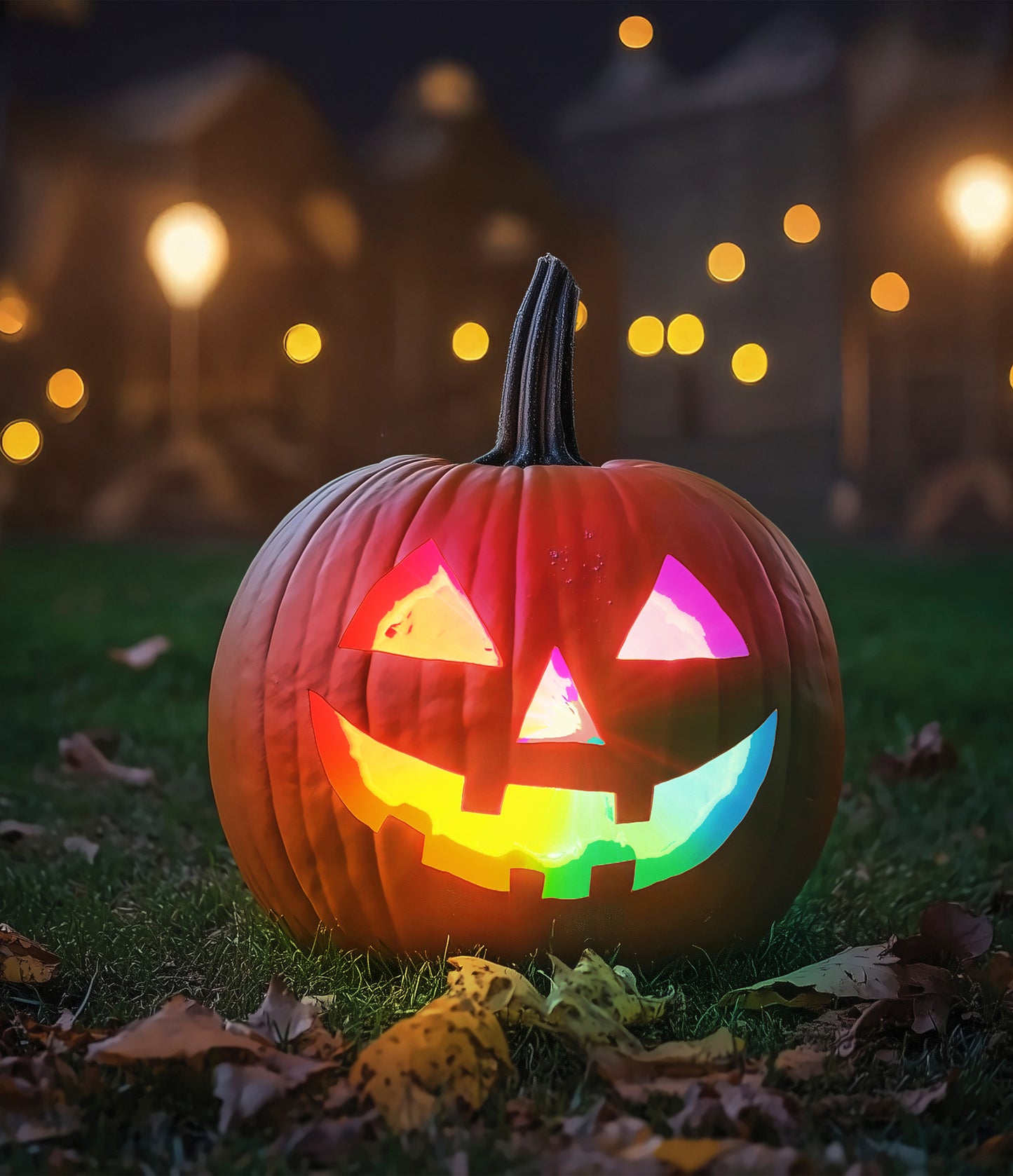 Spooky Lites! Jack-O-Lantern Colour Changing Lights