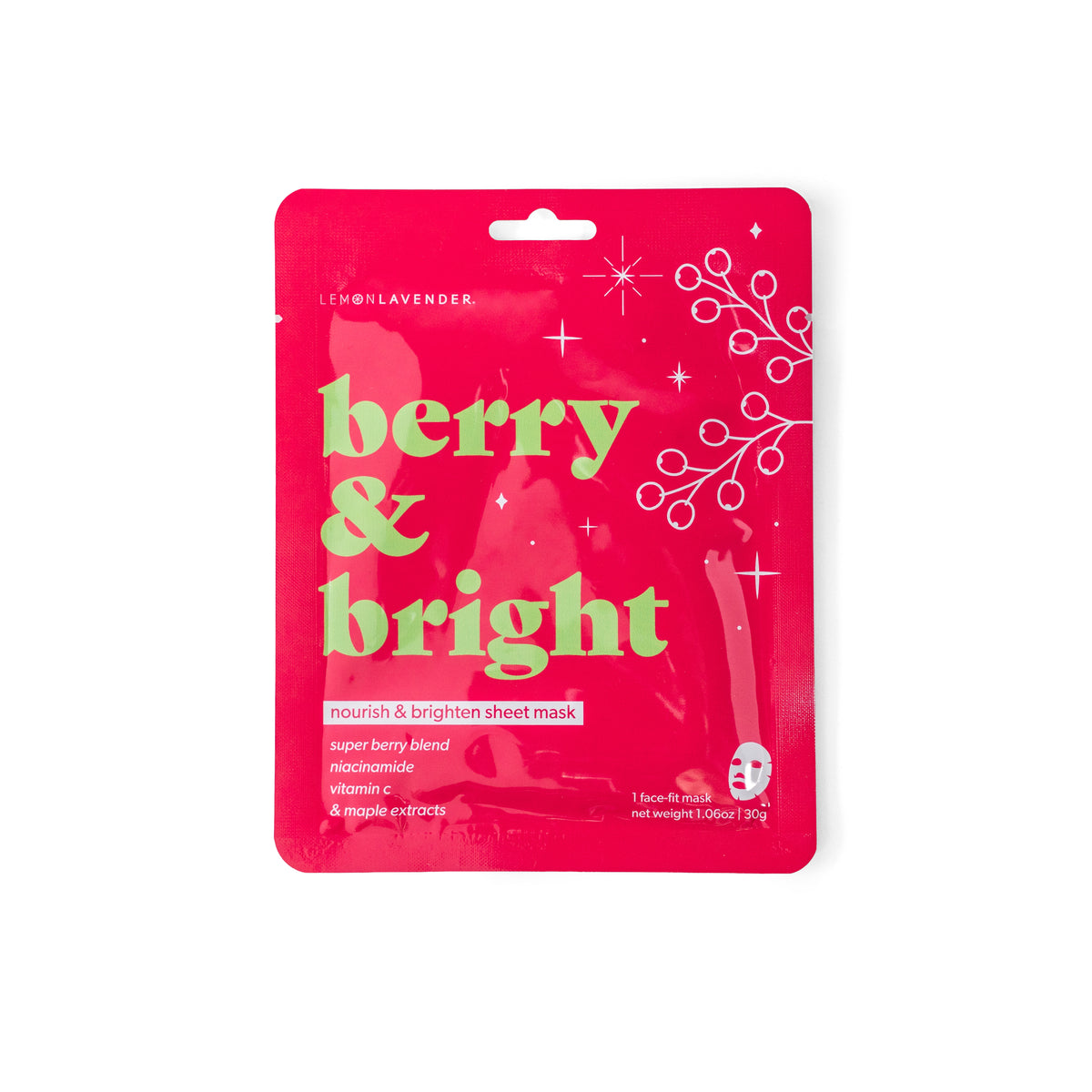 Let It Glow Holiday Face Mask
