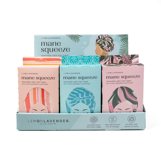 Mane Squeeze Reversible Satin Hair Towel