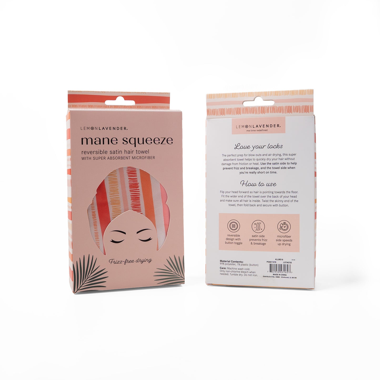 Mane Squeeze Reversible Satin Hair Towel