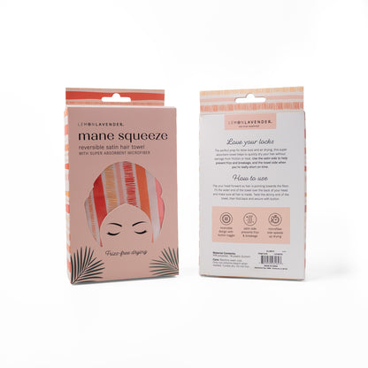 Mane Squeeze Reversible Satin Hair Towel