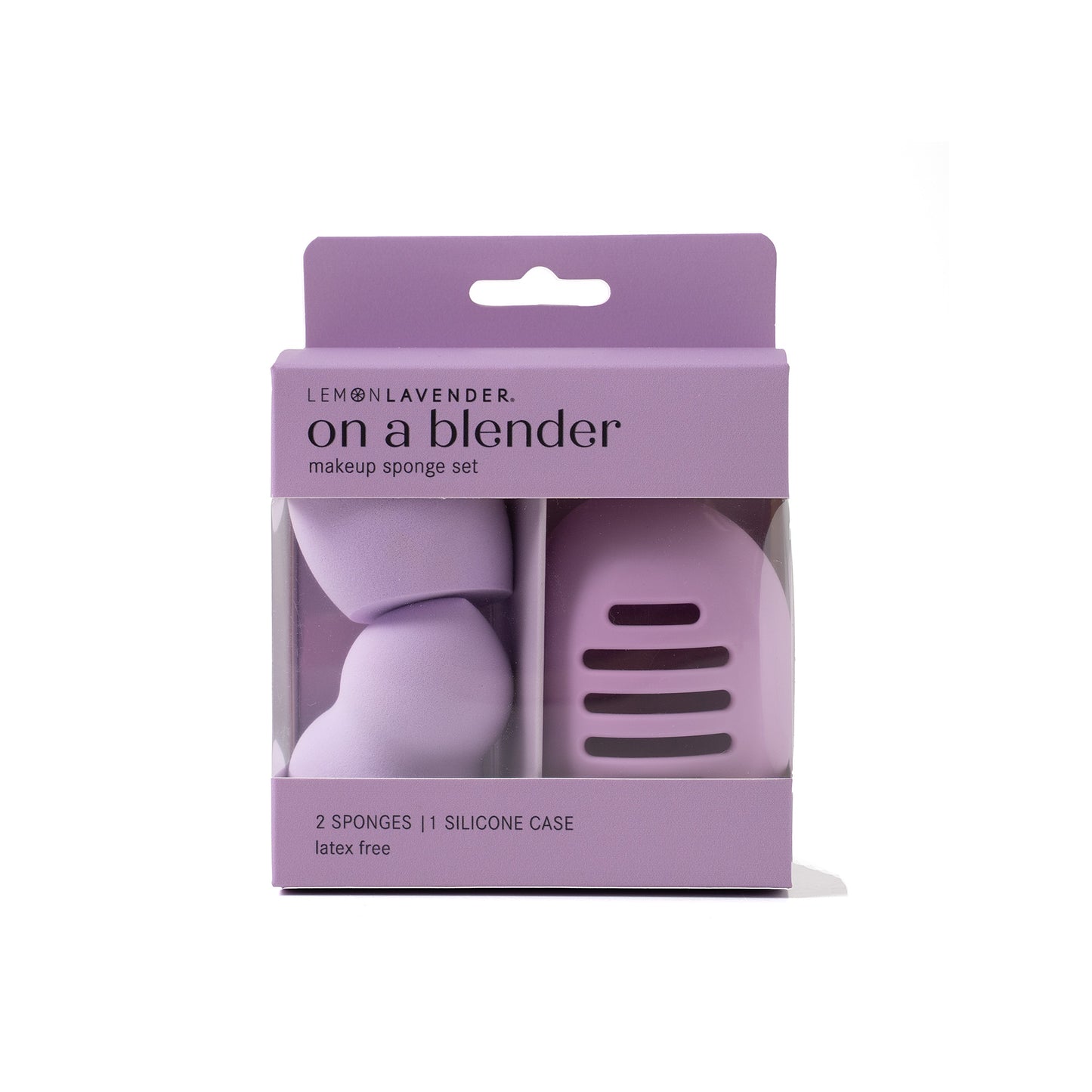 On A Blender Makeup Sponges And Case