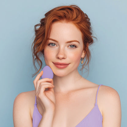 On A Blender Makeup Sponges And Case