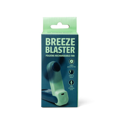 Breeze Blaster Folding Rechargeable Fan