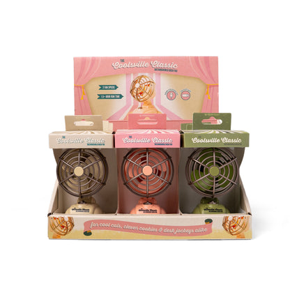 The Coolsville Rechargeable Desk Fan