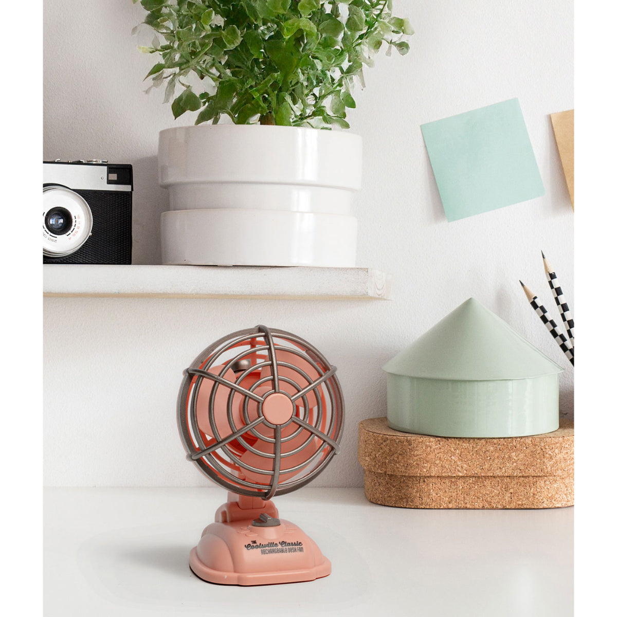 The Coolsville Rechargeable Desk Fan