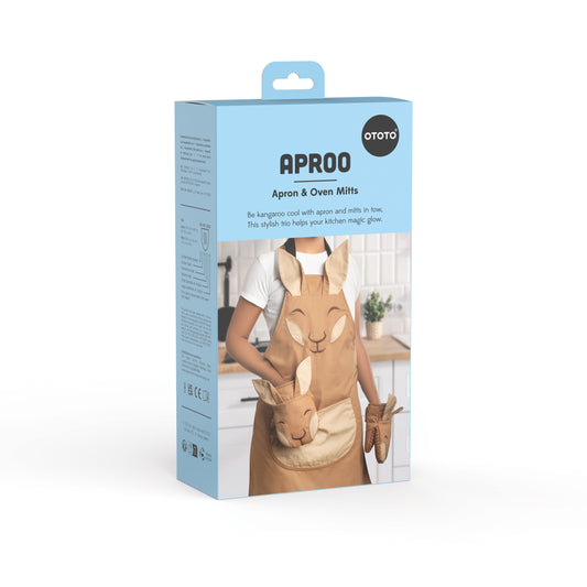 Aproo Apron & Oven Mitt Set