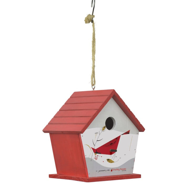 Birdhouse | Cardinal With Berries