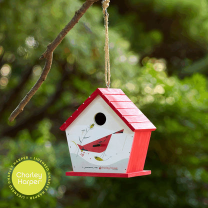 Birdhouse | Cardinal With Berries