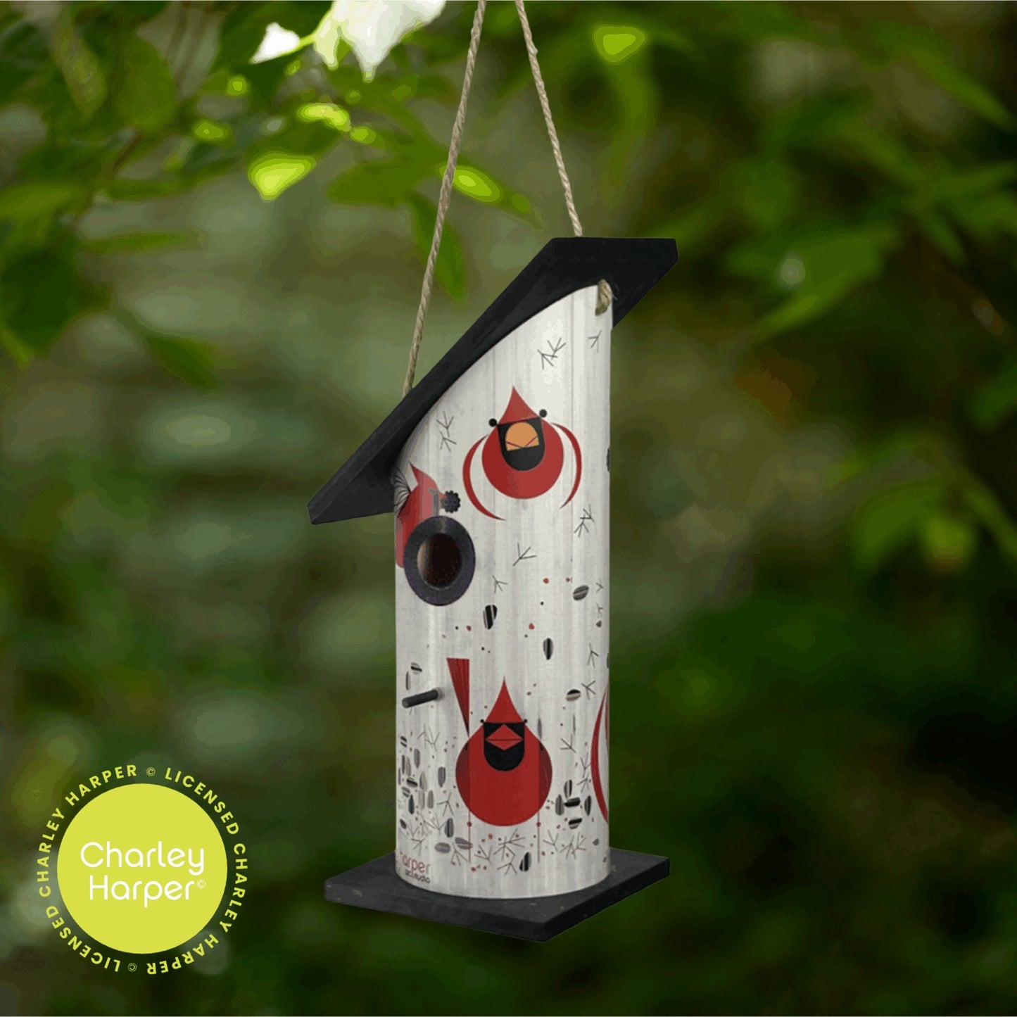 Birdhouse | Cardinal With Seed