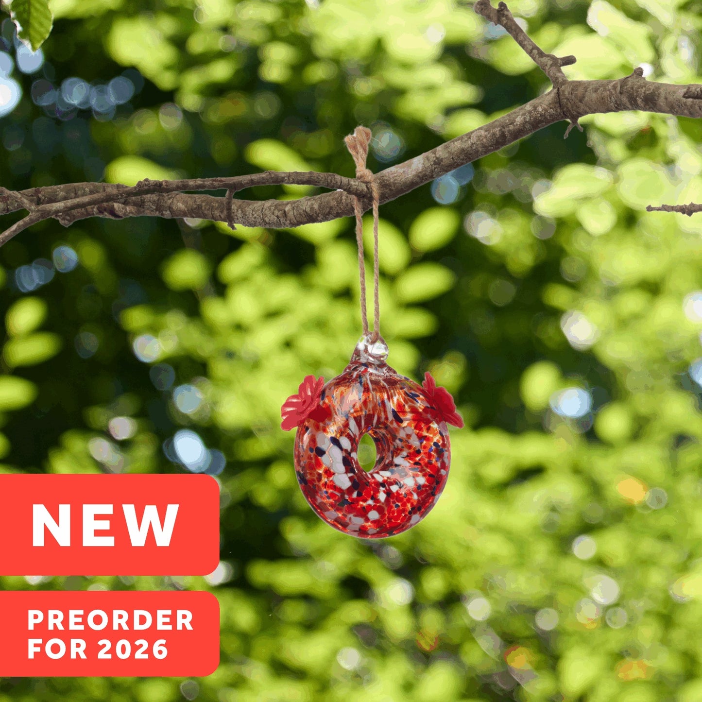 Round Double Hummingbird Feeder