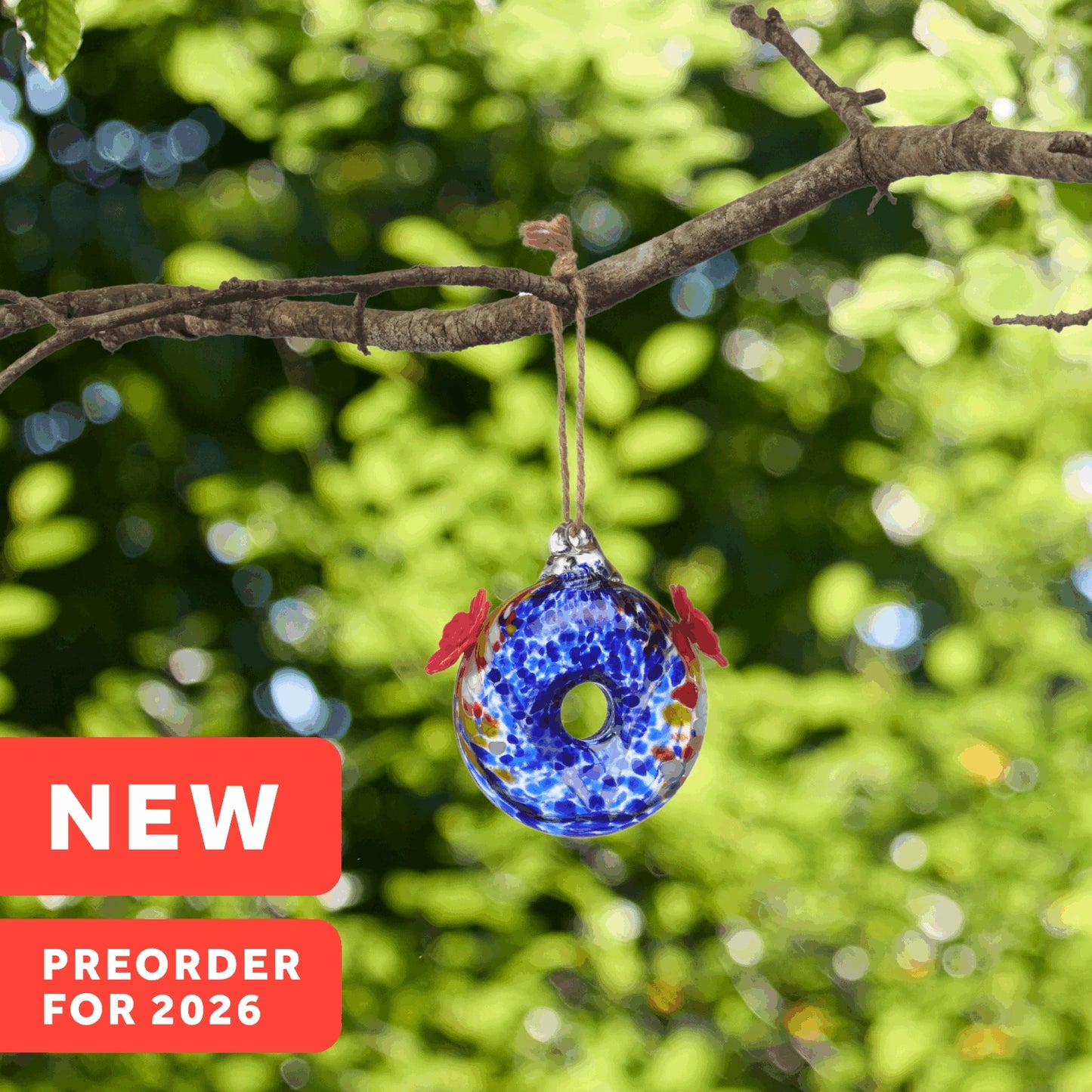 Round Double Hummingbird Feeder