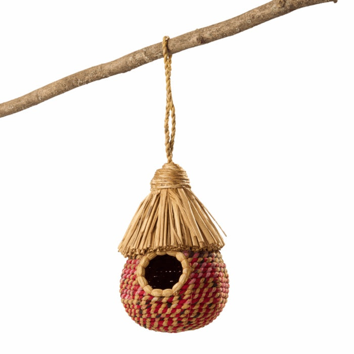Bird Nester | Recycled Sari & Rice Straw