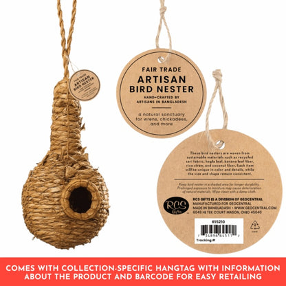 Bird Nester | Banana Leaf Fiber