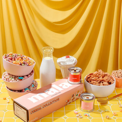 Candle Gift Set | Cereal Collection (Cereal + Charms + Honey Nut + Crunch)