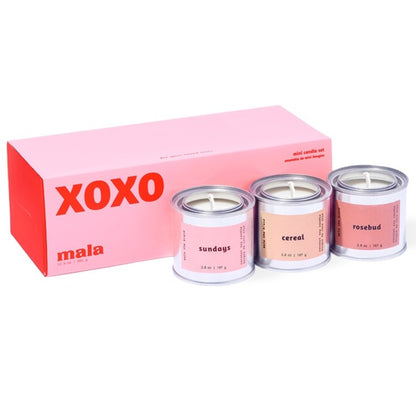 Candle Gift Set | Xoxo (Cereal + Rosebud + Sundays)