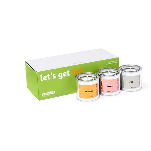 Candle Gift Set | Let's Get Lit (Mimosa + Cereal + Silk)