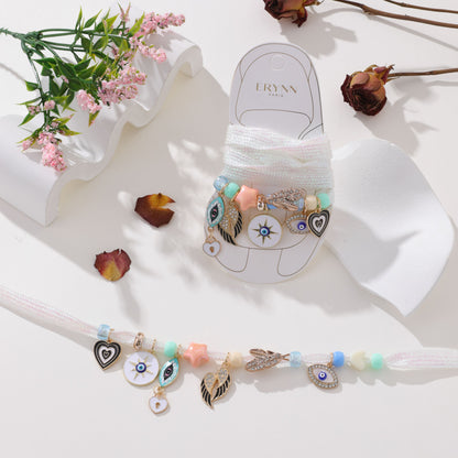Paris Shoelace Set & Charms