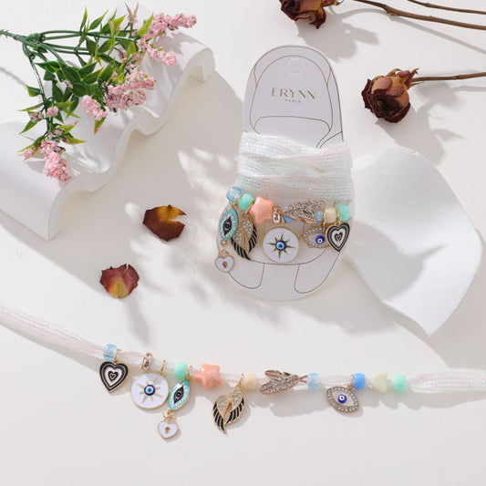 Paris Shoelace Set & Charms