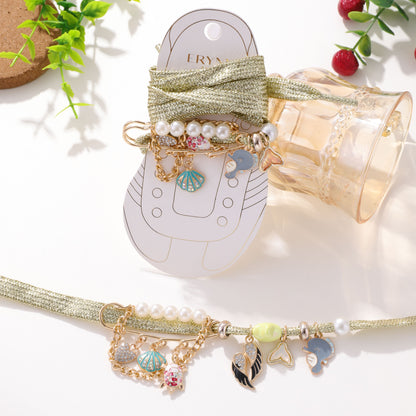 Paris Shoelace Set & Charms