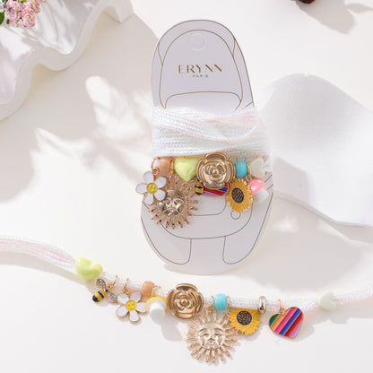 Paris Shoelace Set & Charms
