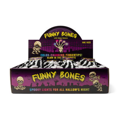 Funny Bones Multicolour LED Gloves