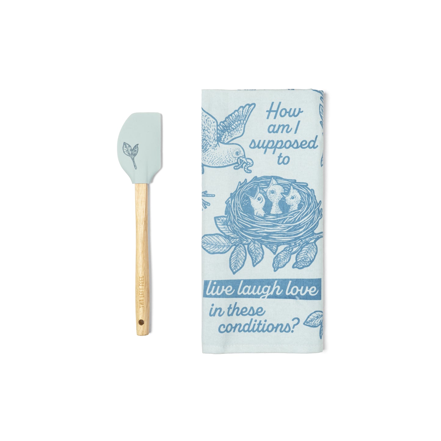 The Reluctant Chef Tea Towel & Spatula Set