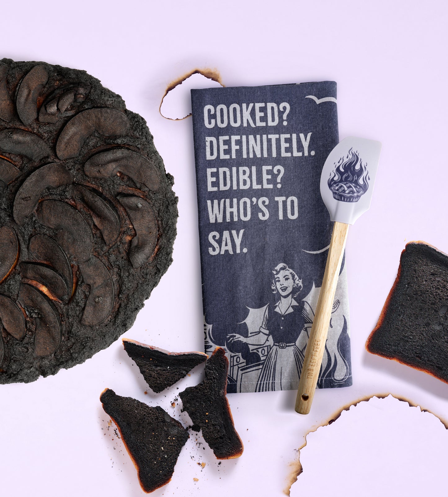 The Reluctant Chef Tea Towel & Spatula Set