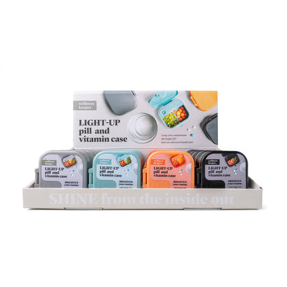 Mini Light-Up Pill & Vitamin Case