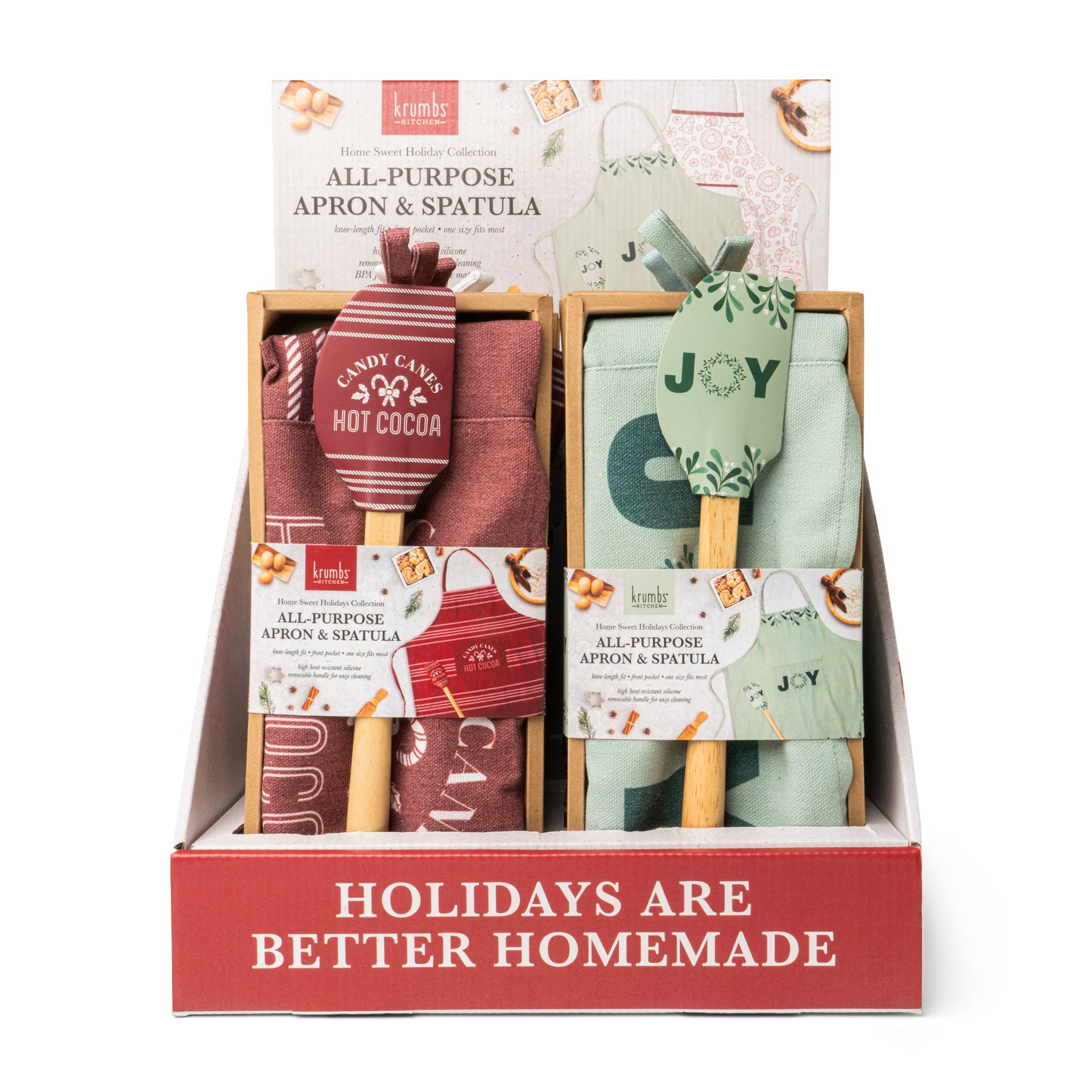 Home Sweet Holidays Apron & Spatula Set