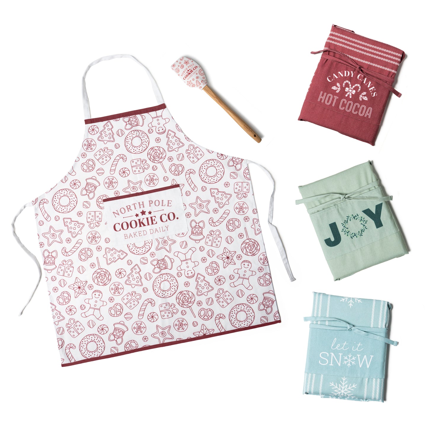 Home Sweet Holidays Apron & Spatula Set