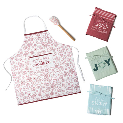 Home Sweet Holidays Apron & Spatula Set