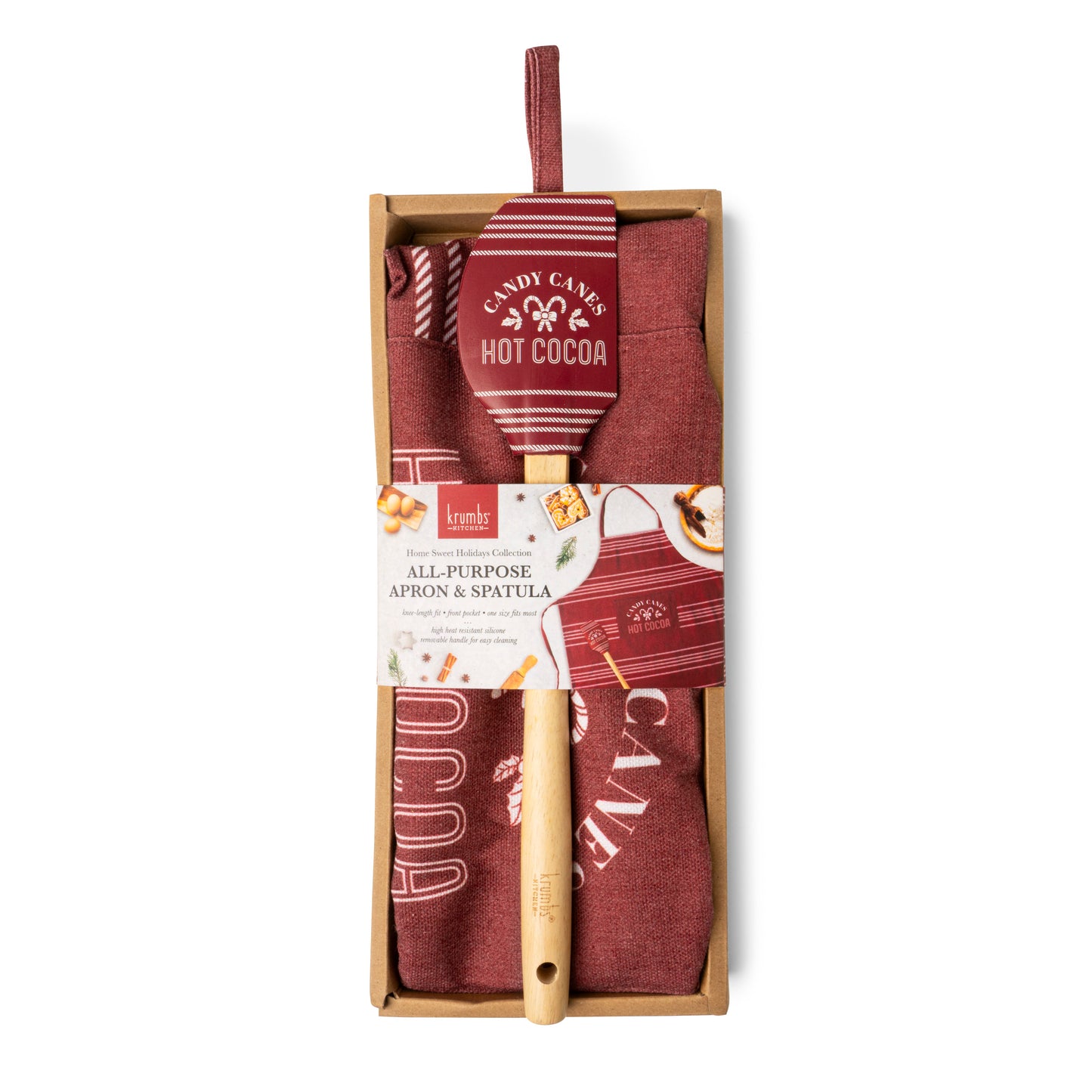 Home Sweet Holidays Apron & Spatula Set