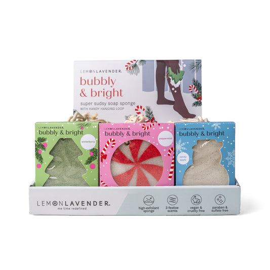 Xmas Bubbly & Bright Super Sudsy Soap Sponge