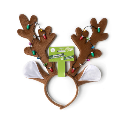 Lotsa Lites! Twinkle Tops Flashing Holiday Hat Headband