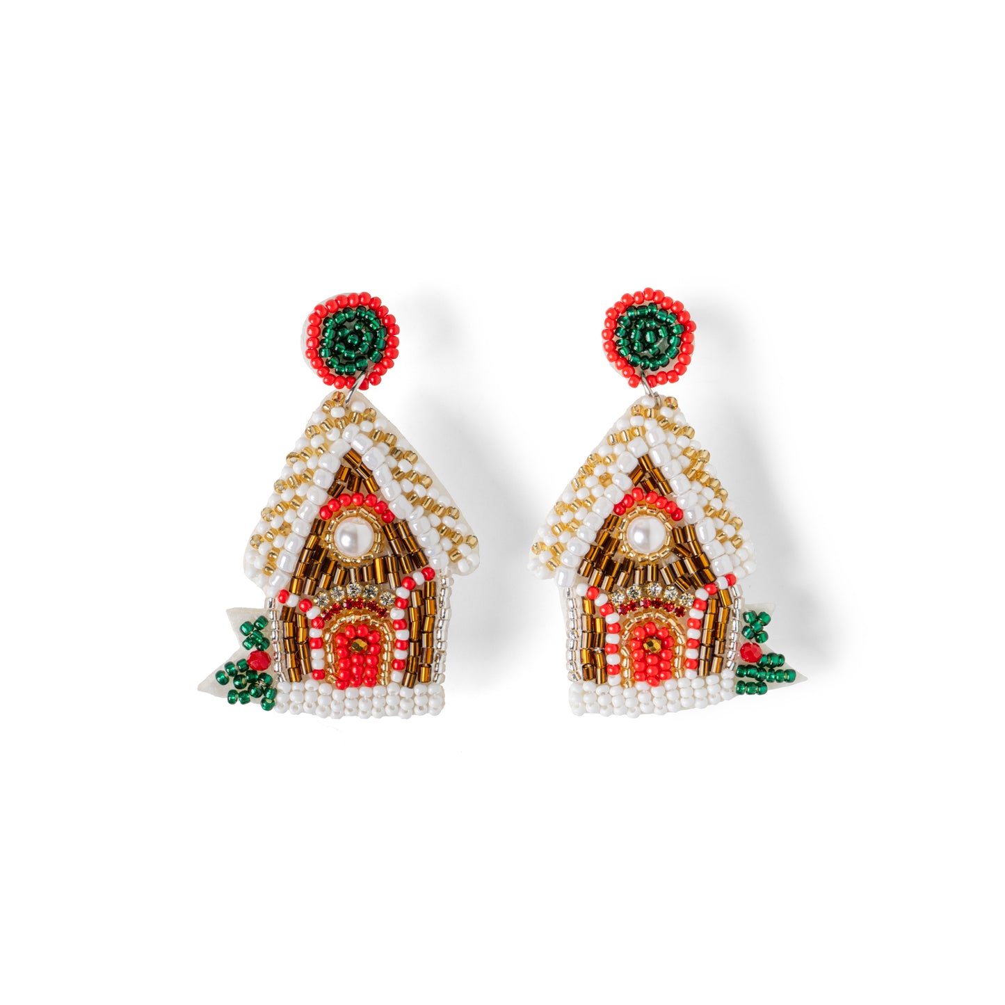 Holiday Spirit Beaded Earrings