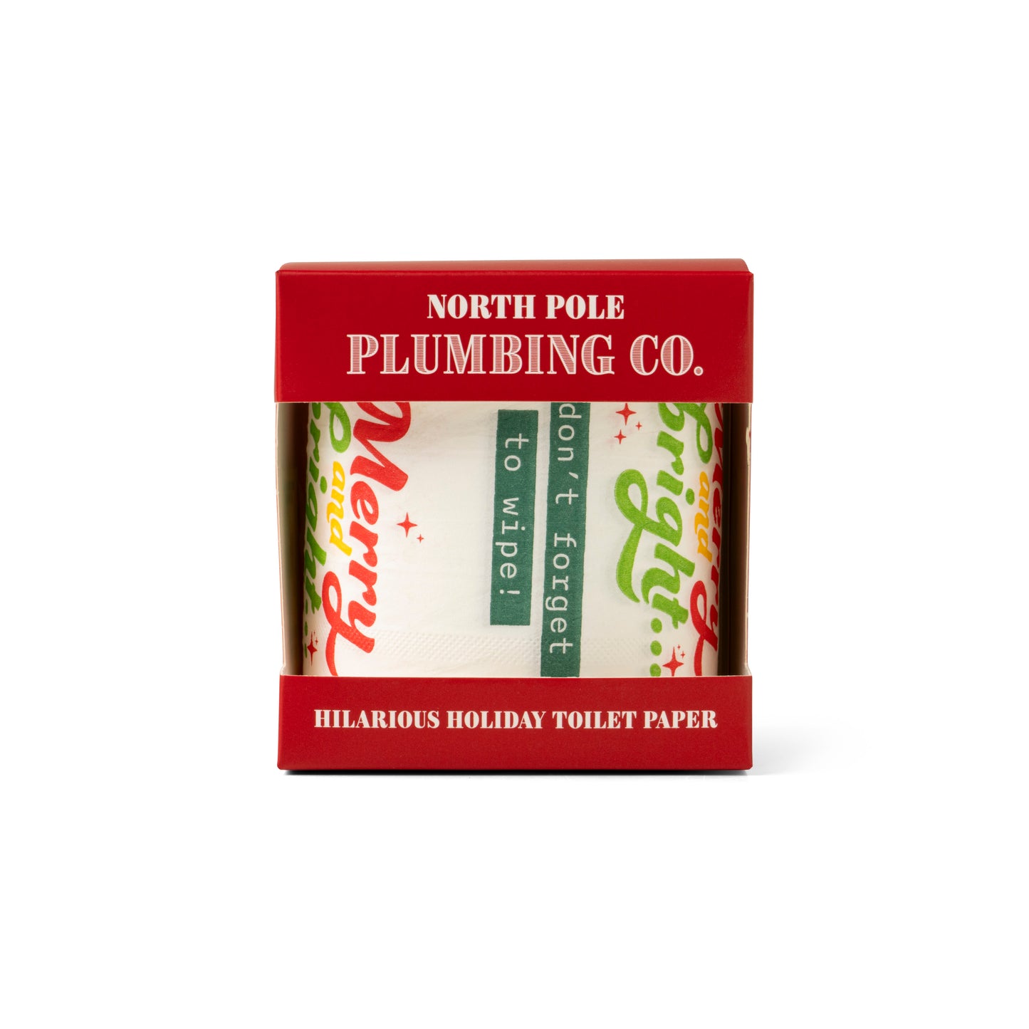North Pole Plumbing Holiday Toilet Paper