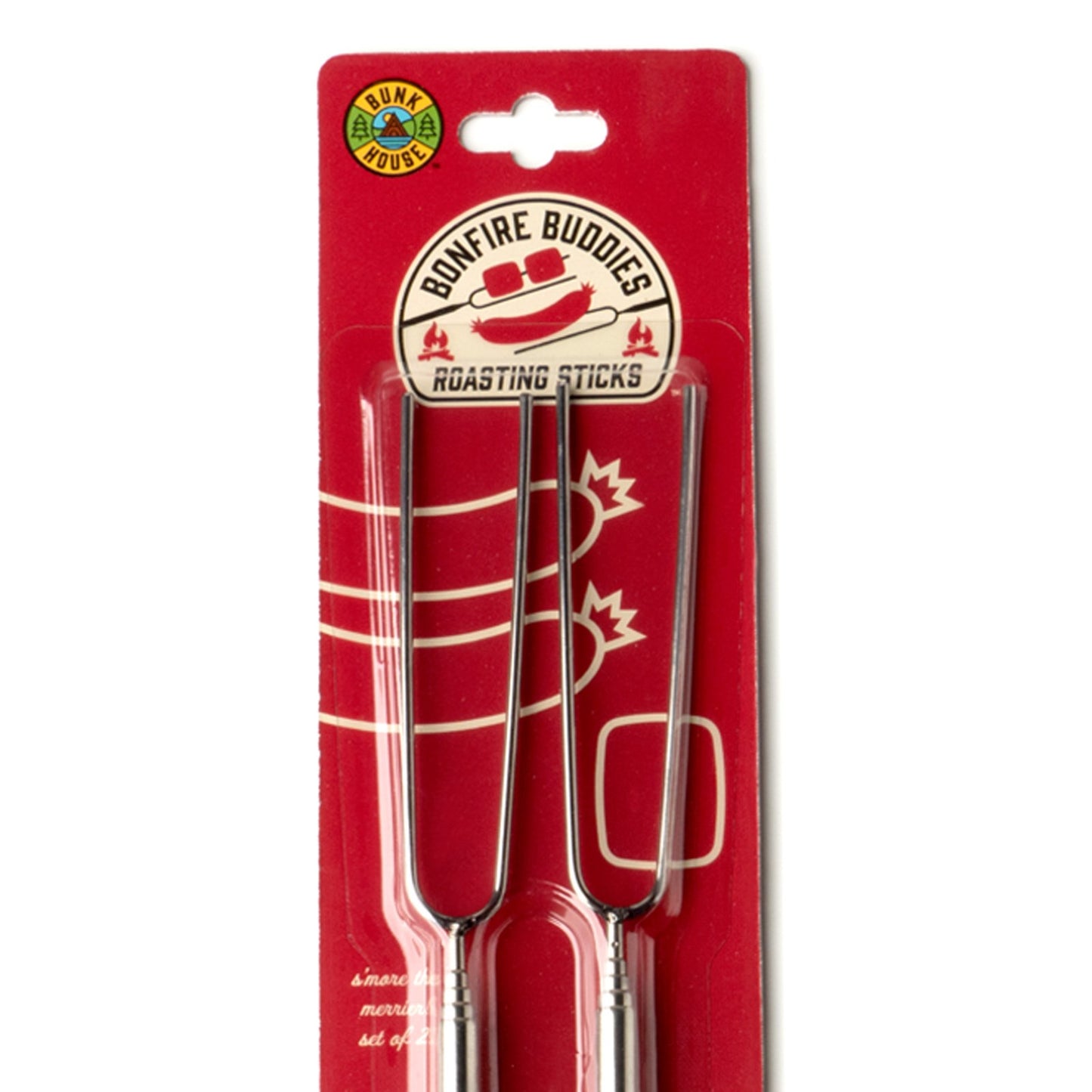 Bonfire Buddies 2 Pack Roasting Sticks