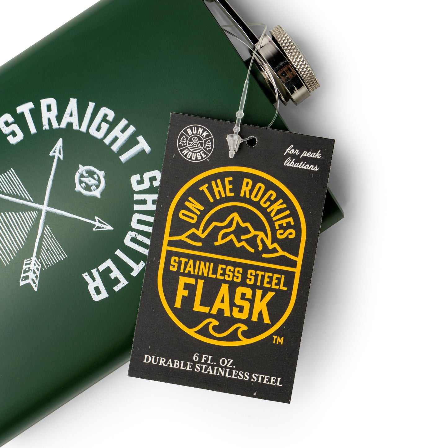 On The Rockies Stainless Steel Flask
