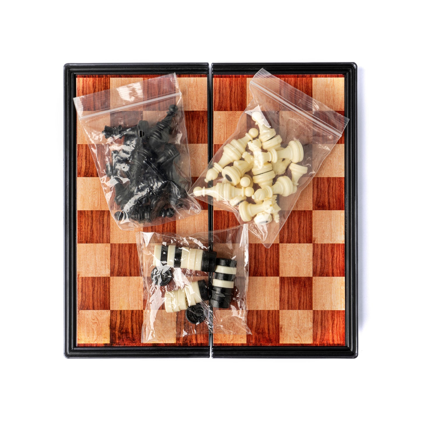 King Of The Hill Magnetic Travel Chess And Checkers Set