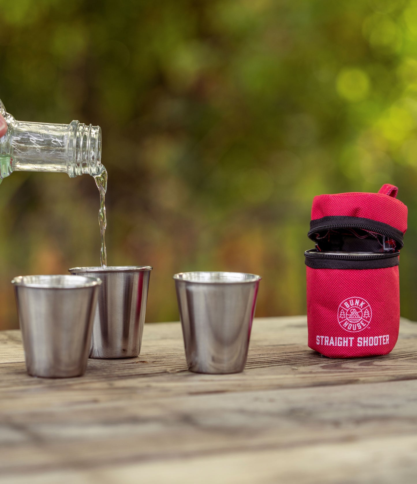 Straight Shooters 4-Pack Portable Shot Glasses