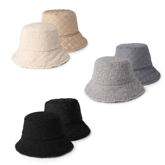 Apres - Ski Reversible Sherpa Bucket Hat