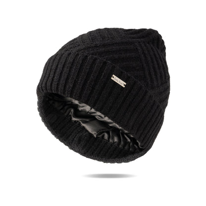 Satin-Lined Beanie