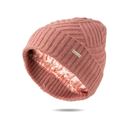 Satin-Lined Beanie