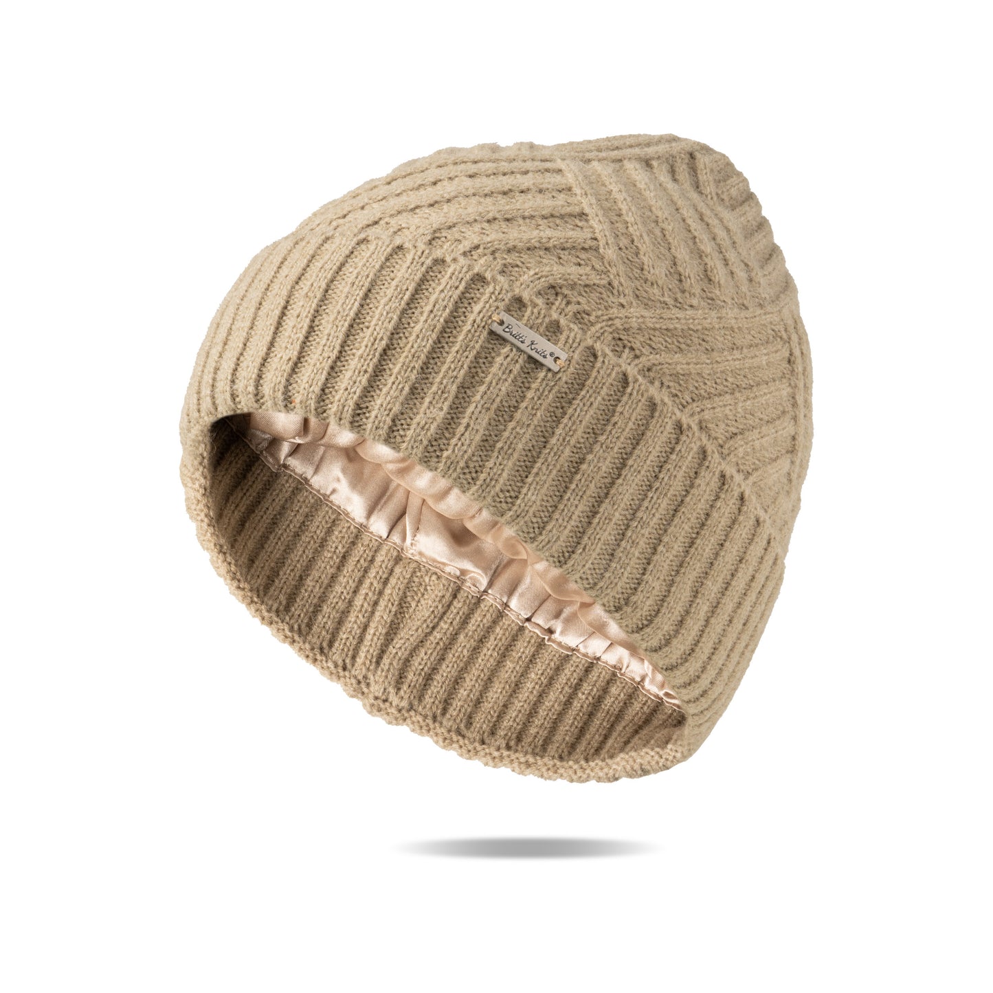 Satin-Lined Beanie