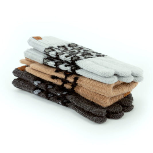 Snow Leopard Gloves