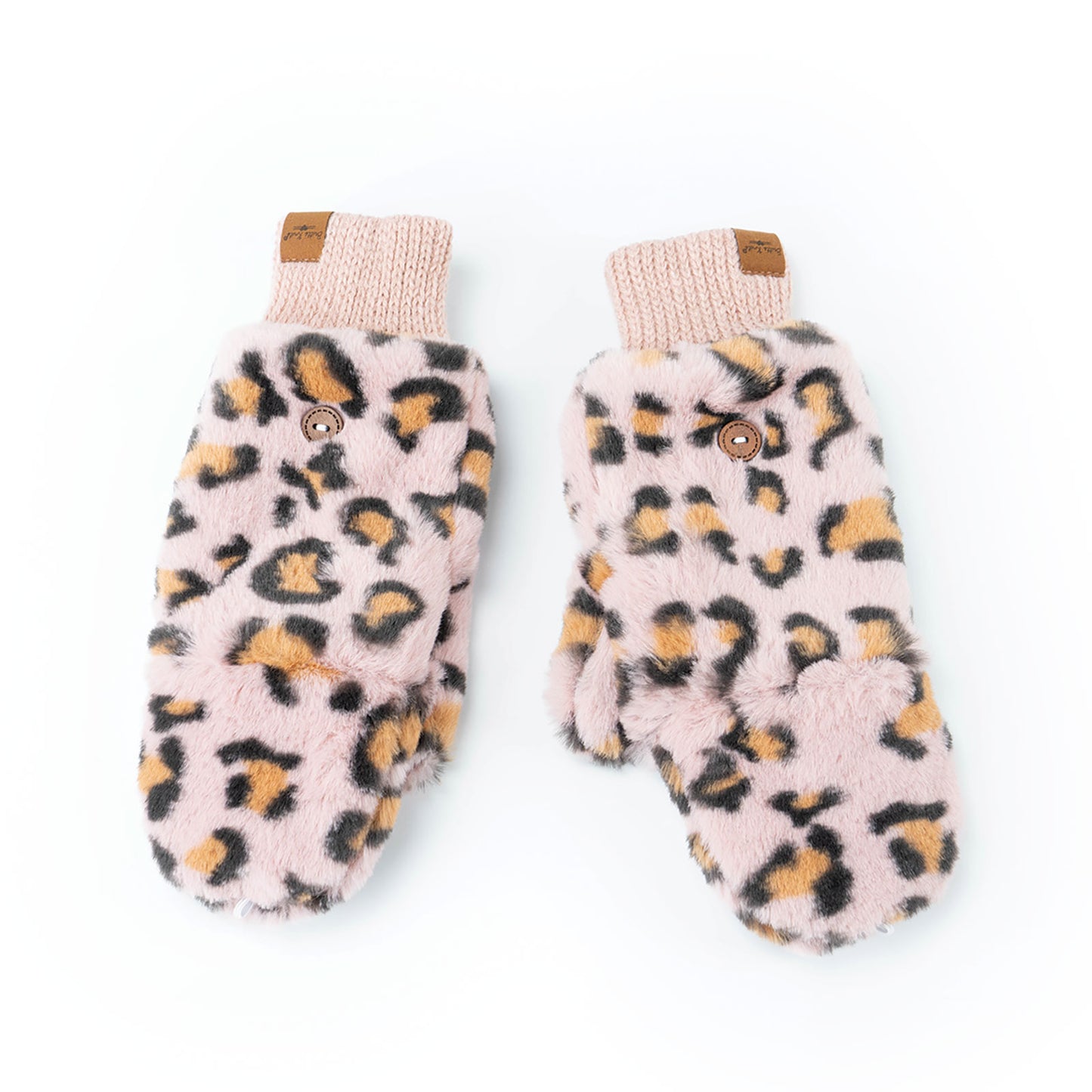 Snow Leopard Mittens